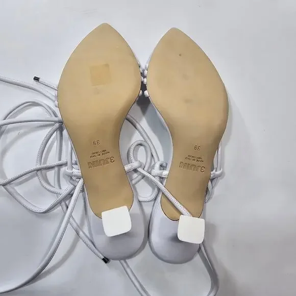 3JUIN Dafne Sandal in White